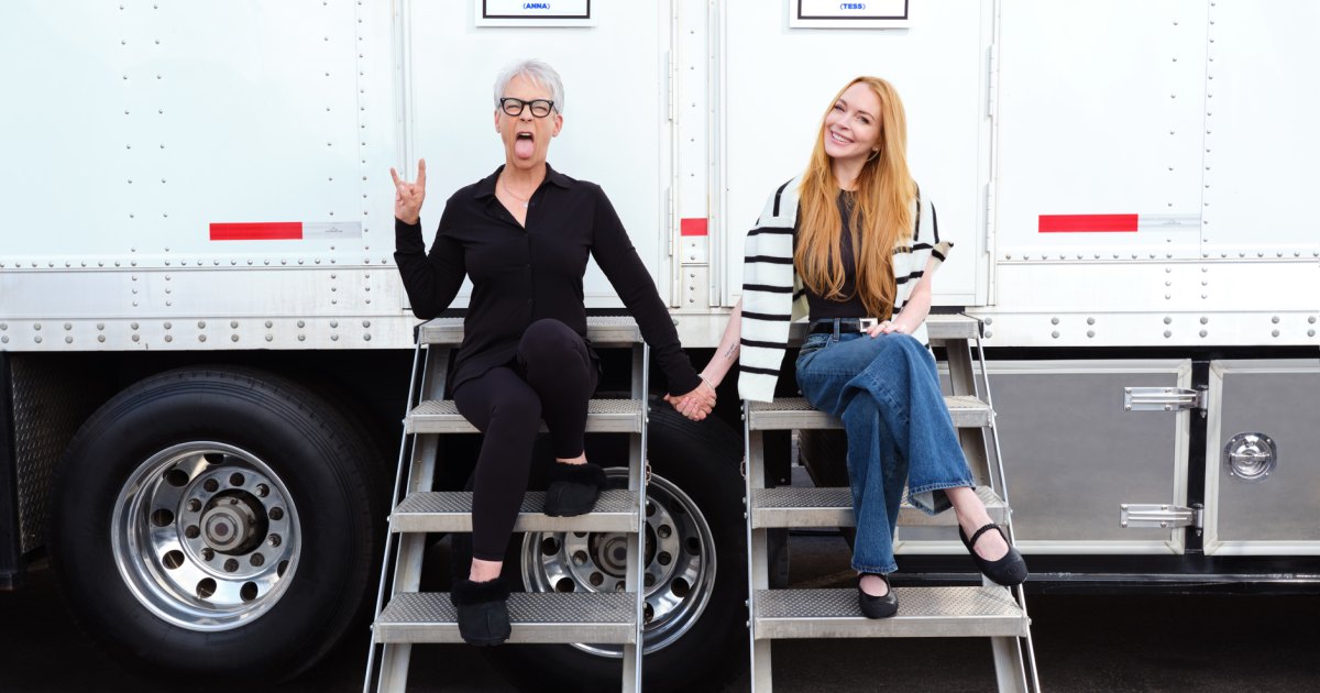 See Lindsay Lohan and Jamie Lee Curtis on Freaky Friday 2 Set