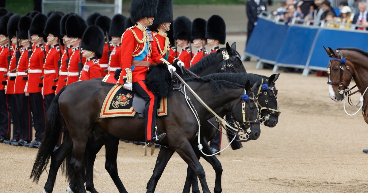 Prince William Attends Trooping the Colour