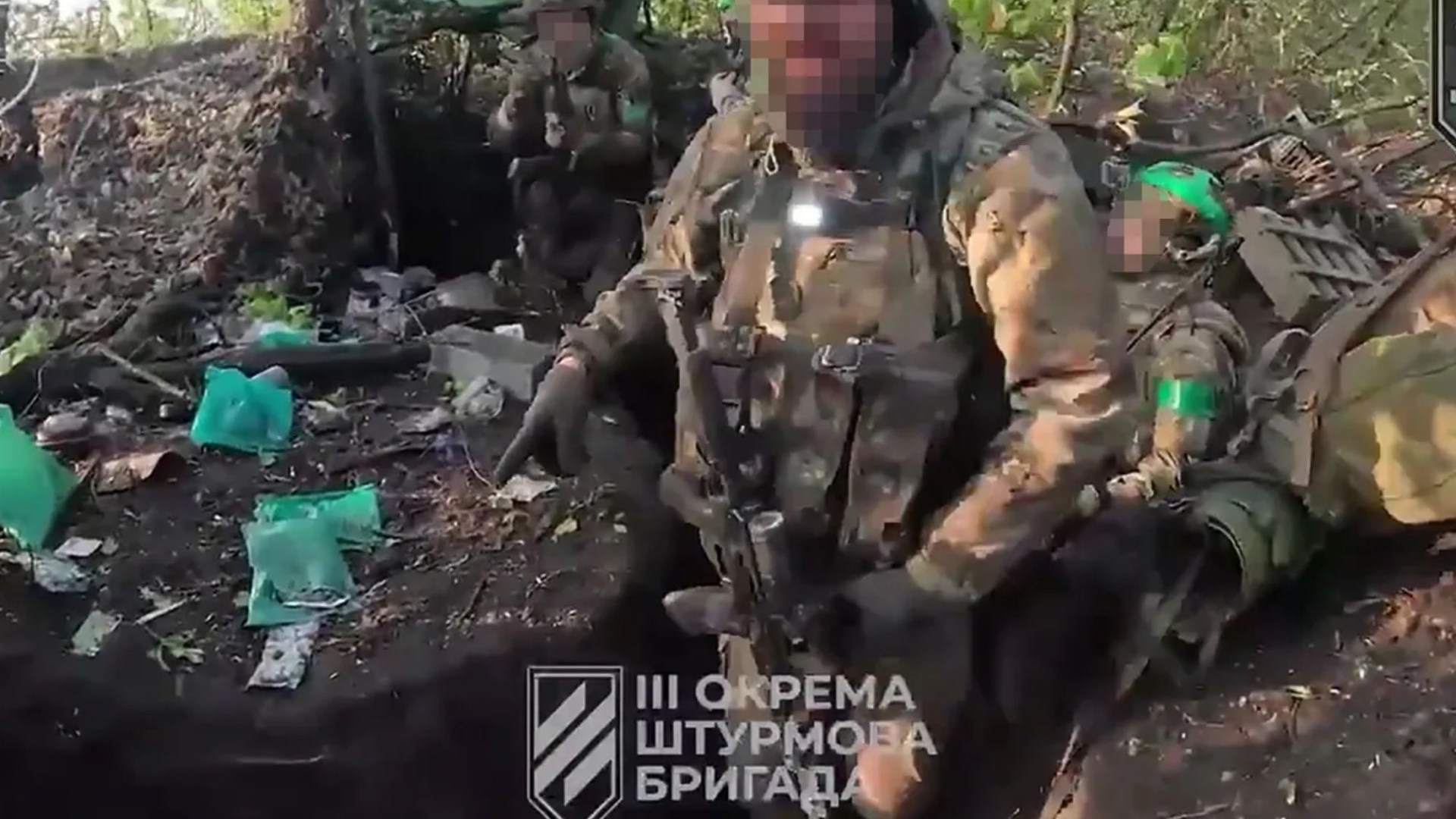 Russian troopers noticed surrendering when their trenches had been overrun in Ukraine