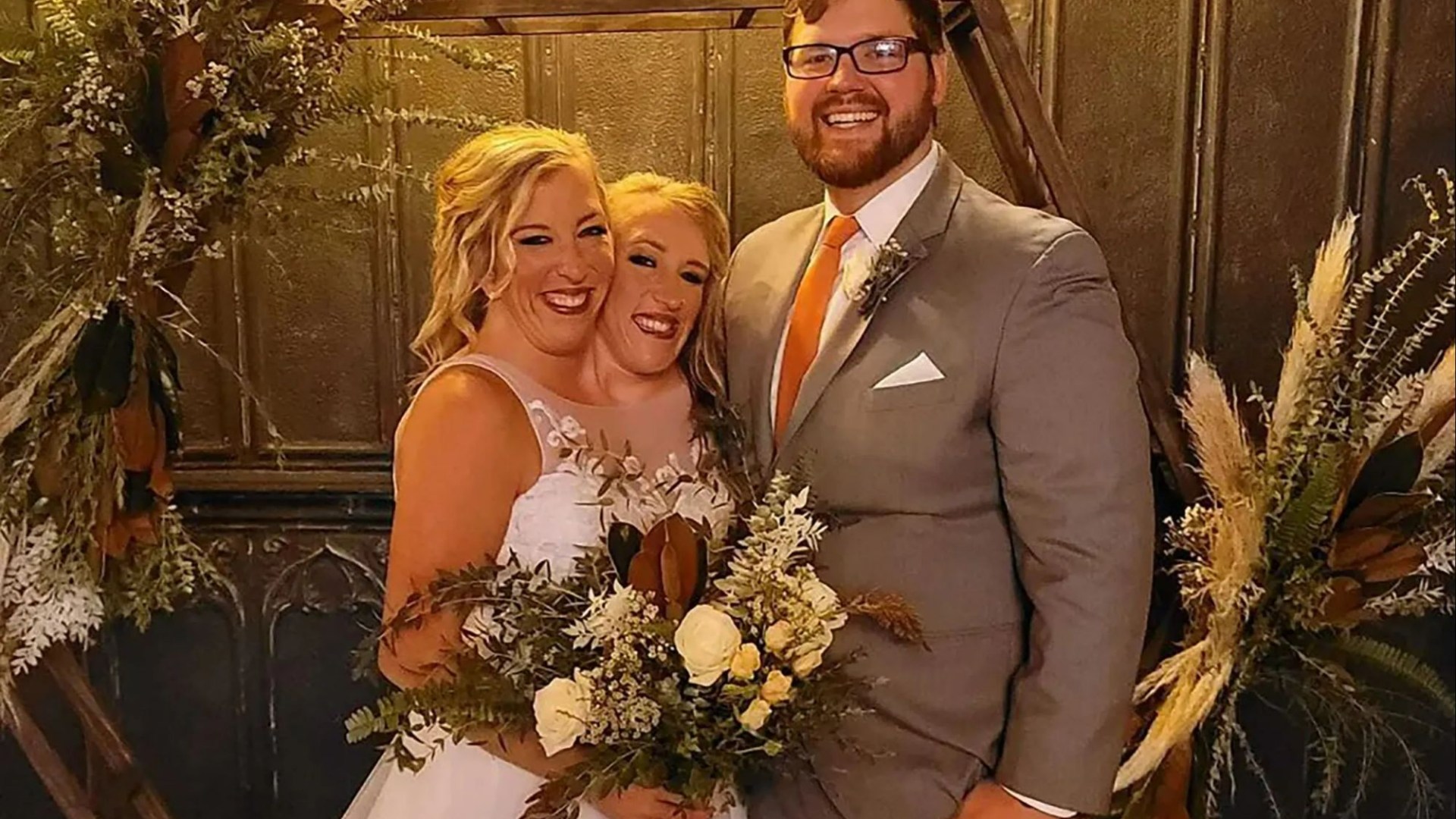 Conjoined twins hit back at trolls after one of them gets married in fairytale wedding to army veteran