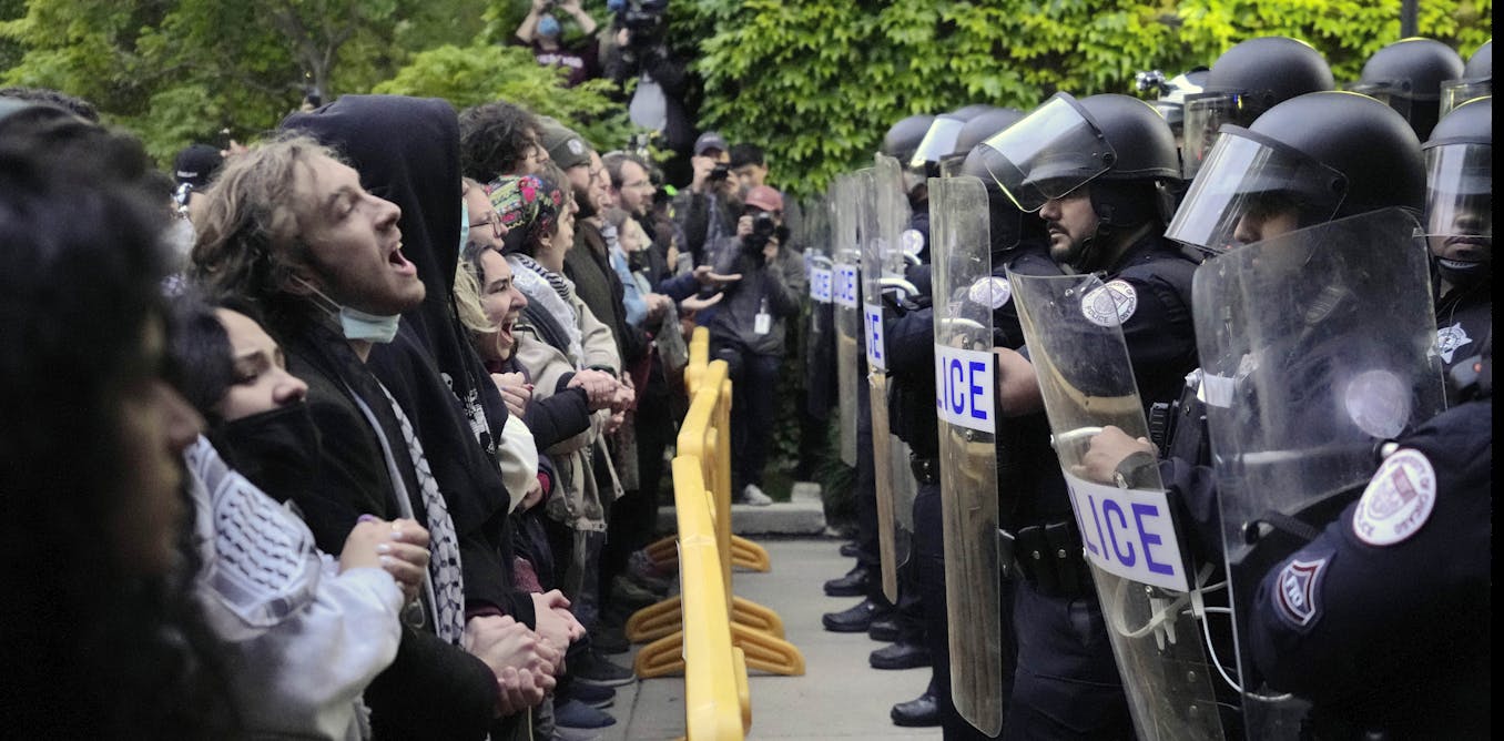 Arrest student protesters, wait or negotiate? Colleges can use ‘ladder of harm’ to determine appropriate response to Gaza protests on campus