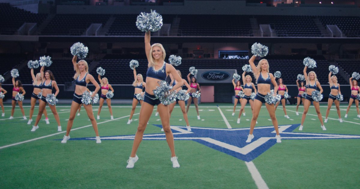 Dallas Cowboys Cheerleaders Celebrate 1st Game After Last Season Cuts