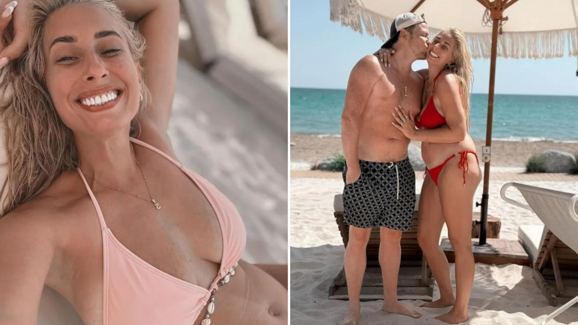 Stacey Solomon says sorry to fans as she posts another ‘half  naked’ snap in her bikini with Joe Swash on holiday