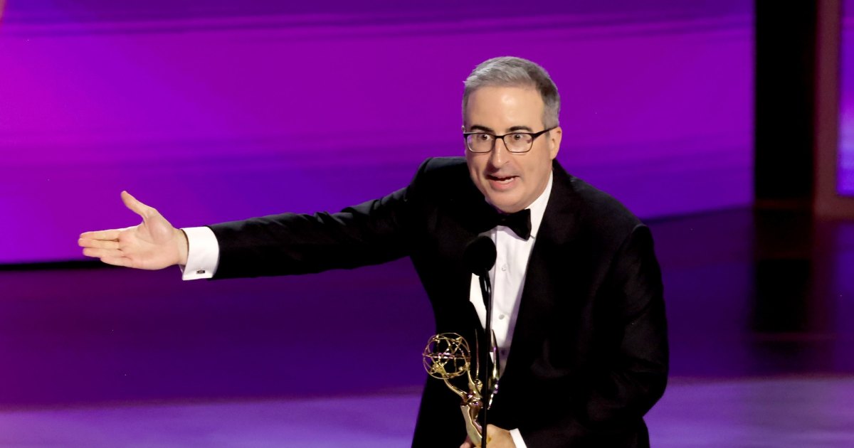 John Oliver Mourns Dead Dog in Historically Chaotic 2024 Emmys Speech