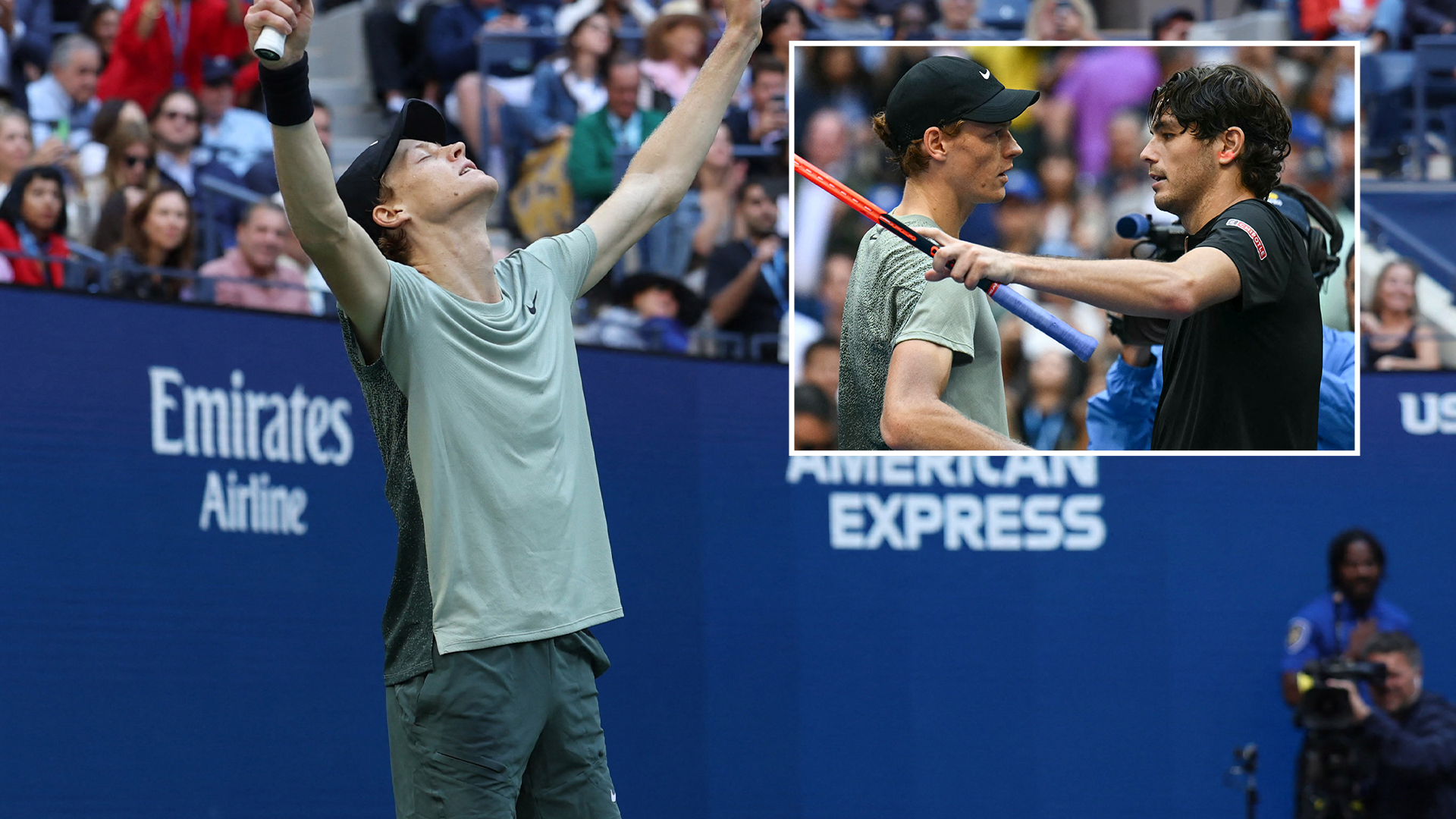 Jannik Sinner wins US Open over home favourite Taylor Fritz in straight sets just weeks after failed drug tests emerged