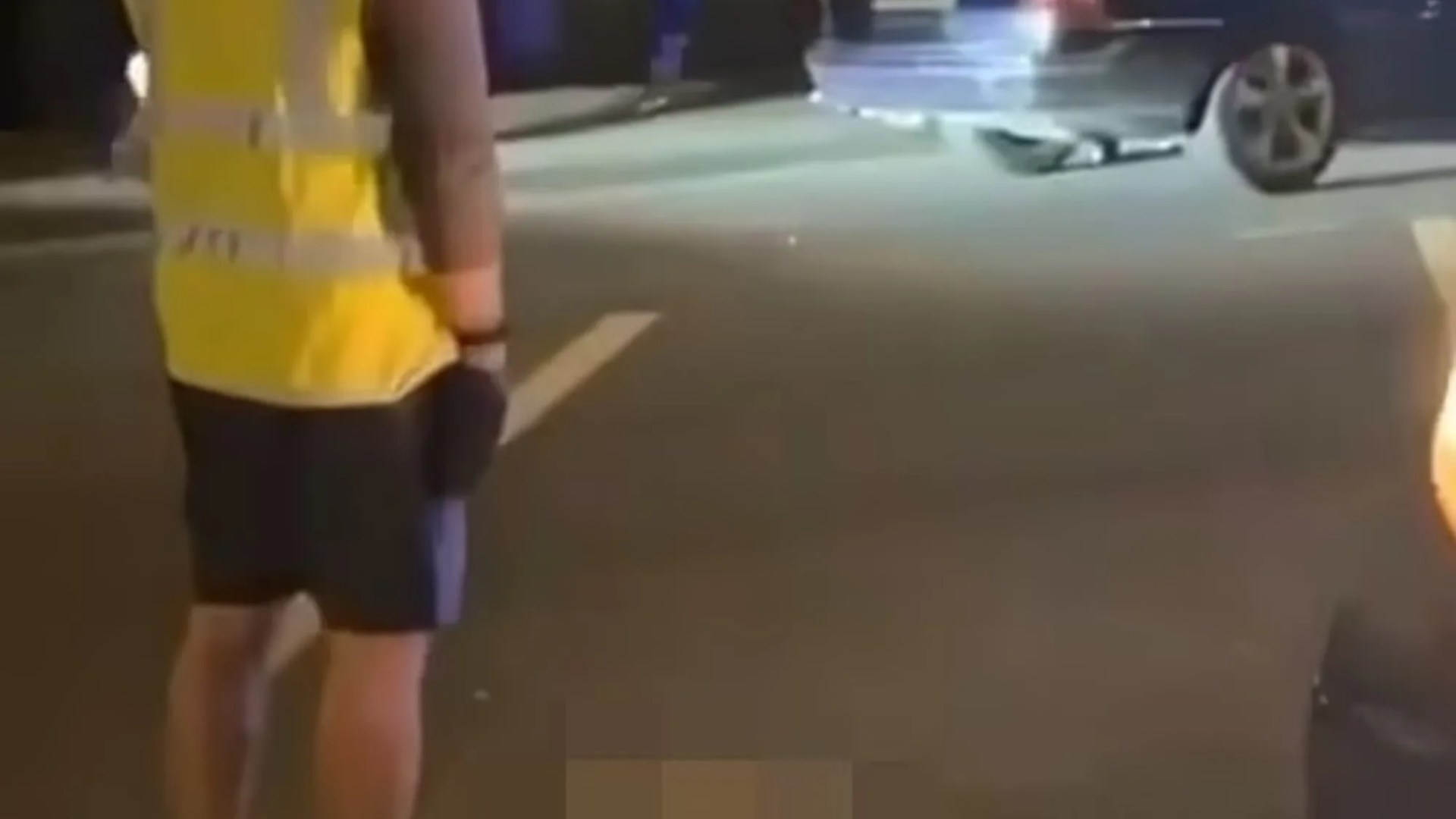 Pedestrian loses leg in ‘hit-and-run’ horror with severed limb seen lying in road after ‘horrendous’ crash