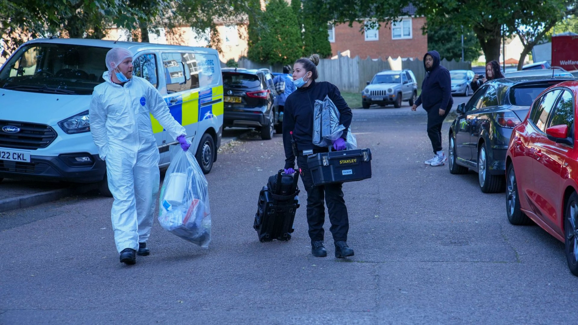 Man, 18, charged with murder after woman and two teenagers found dead in Luton flat