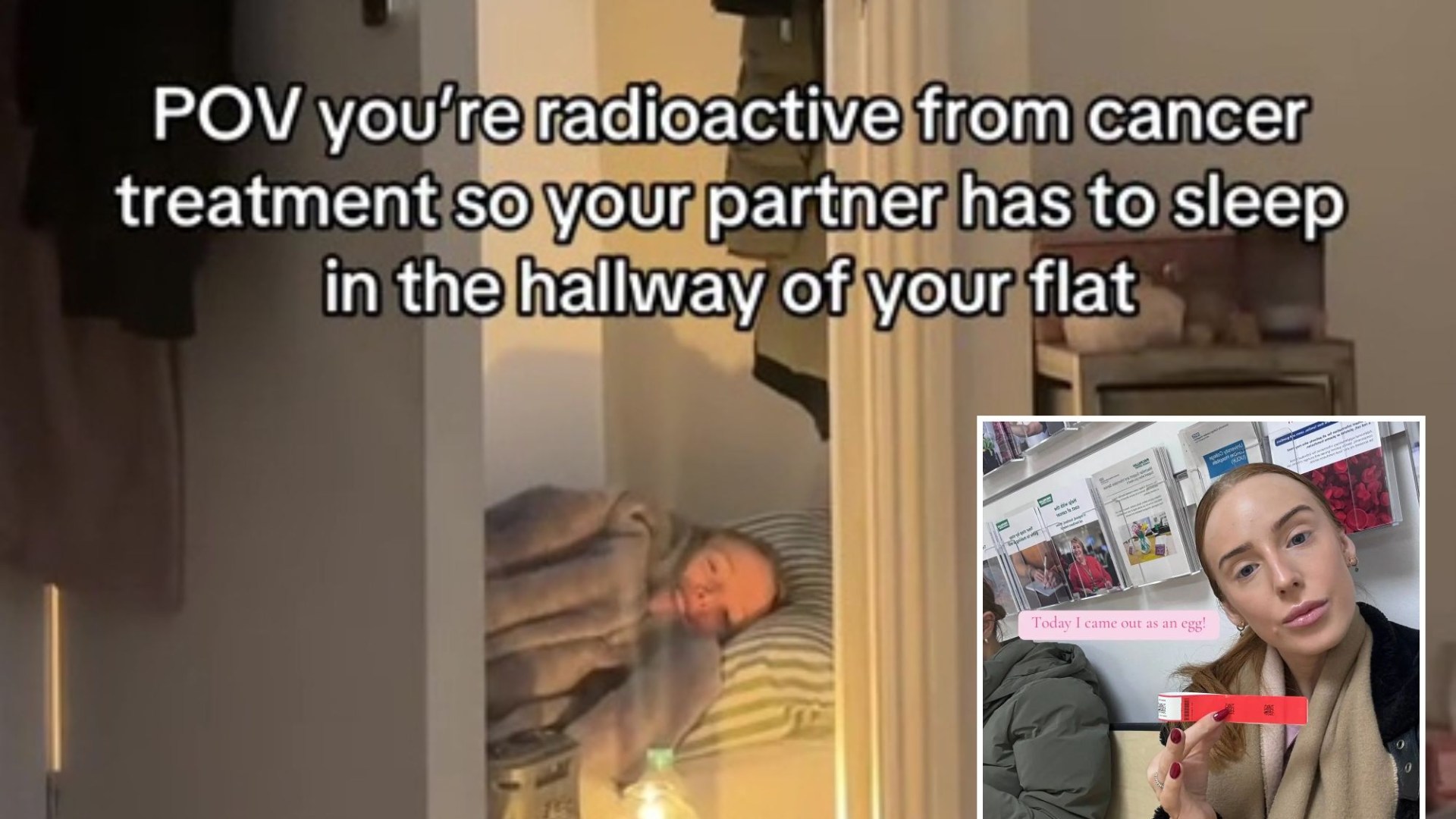 My girlfriend has to sleep in the hallway because I’m RADIOACTIVE – anyone who gets close to me puts their life at risk