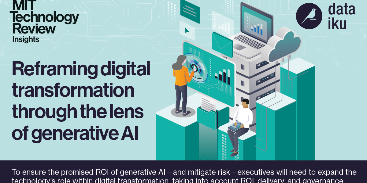 Reframing digital transformation through the lens of generative AI